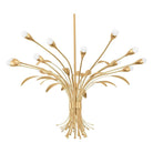 Hudson Valley - 1915-VGL - 15 Light Chandelier - Bilston - Vintage Gold Leaf