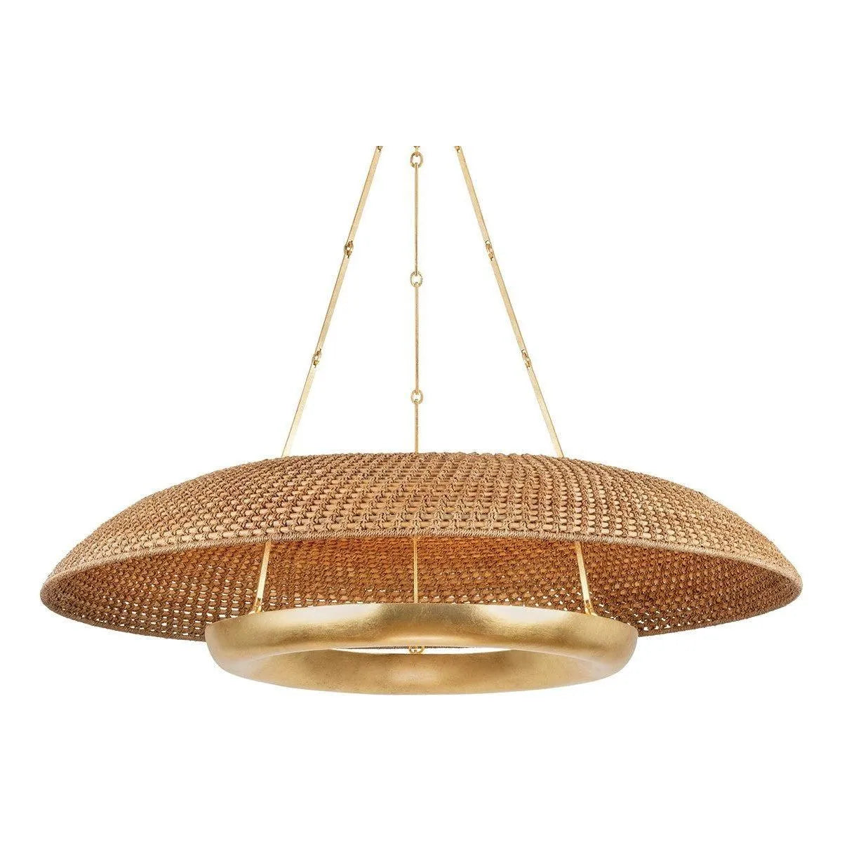 Hudson Valley - 2348-VGL - LED Chandelier - Oaklyn - Vintage Gold Leaf