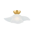 Hudson Valley - 2918-AGB - One Light Flush Mount - Netherlee - Aged Brass