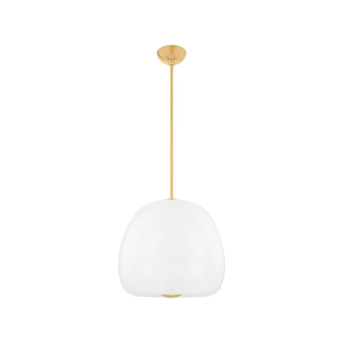 Hudson Valley - 3019-AGB - LED Pendant - Scranton - Aged Brass