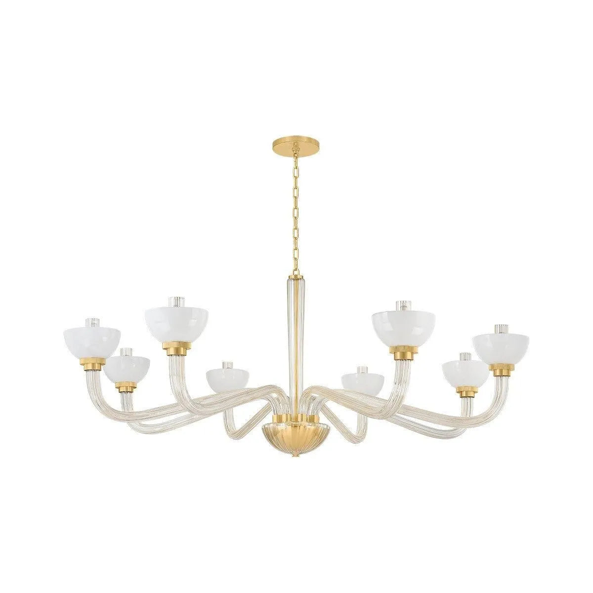 Hudson Valley - 3306-AGB - Six Light Chandelier - St. lawrence - Aged Brass