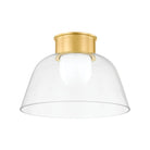 Hudson Valley - 3514-AGB - One Light Flush Mount - Lakeside - Aged Brass
