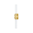 Hudson Valley - 3726-AGB - Two Light Wall Sconce - Glen oaks - Aged Brass