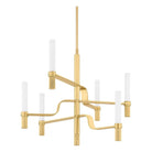 Hudson Valley - 4006-AGB - LED Chandelier - Allentown - Aged Brass
