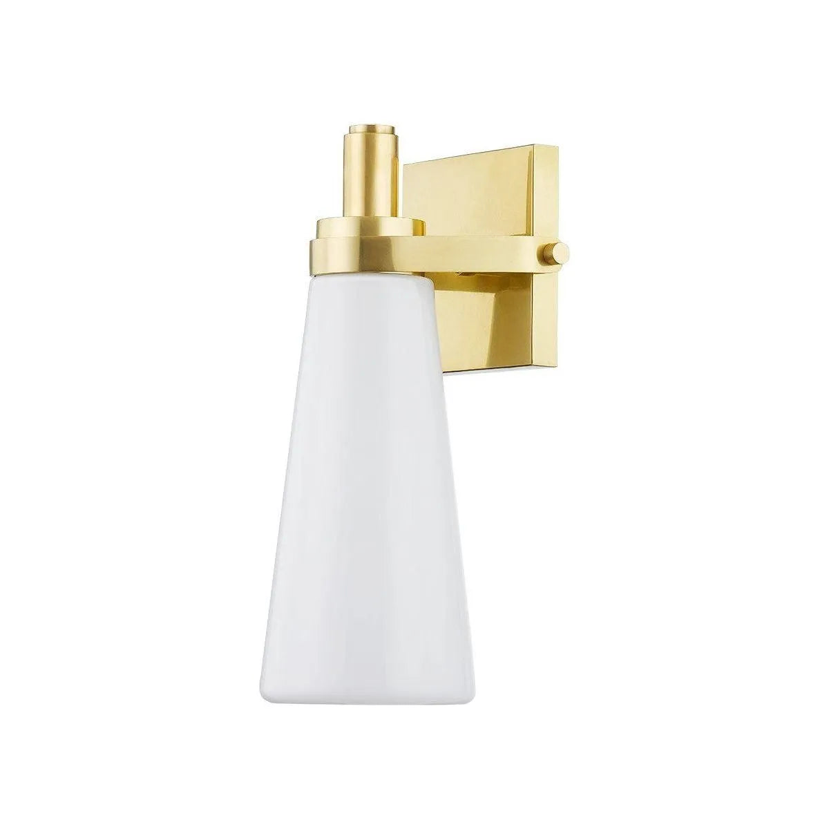 Hudson Valley - 4221-AGB - One Light Wall Sconce - Trude - Aged Brass