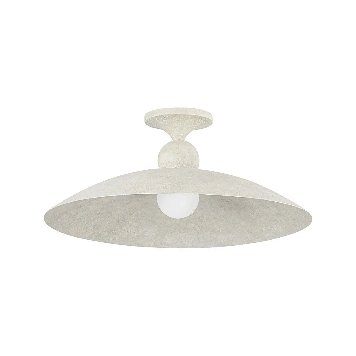 Hudson Valley - 4320-LWP - One Light Flush Mount - Teelin - Limewash Plaster