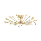 Hudson Valley - 5430-VGL - 30 Light Semi Flush Mount - Falkirk - Vintage Gold Leaf