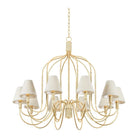 Hudson Valley - 5744-VGL - Ten Light Chandelier - Warrensburg - Vintage Gold Leaf