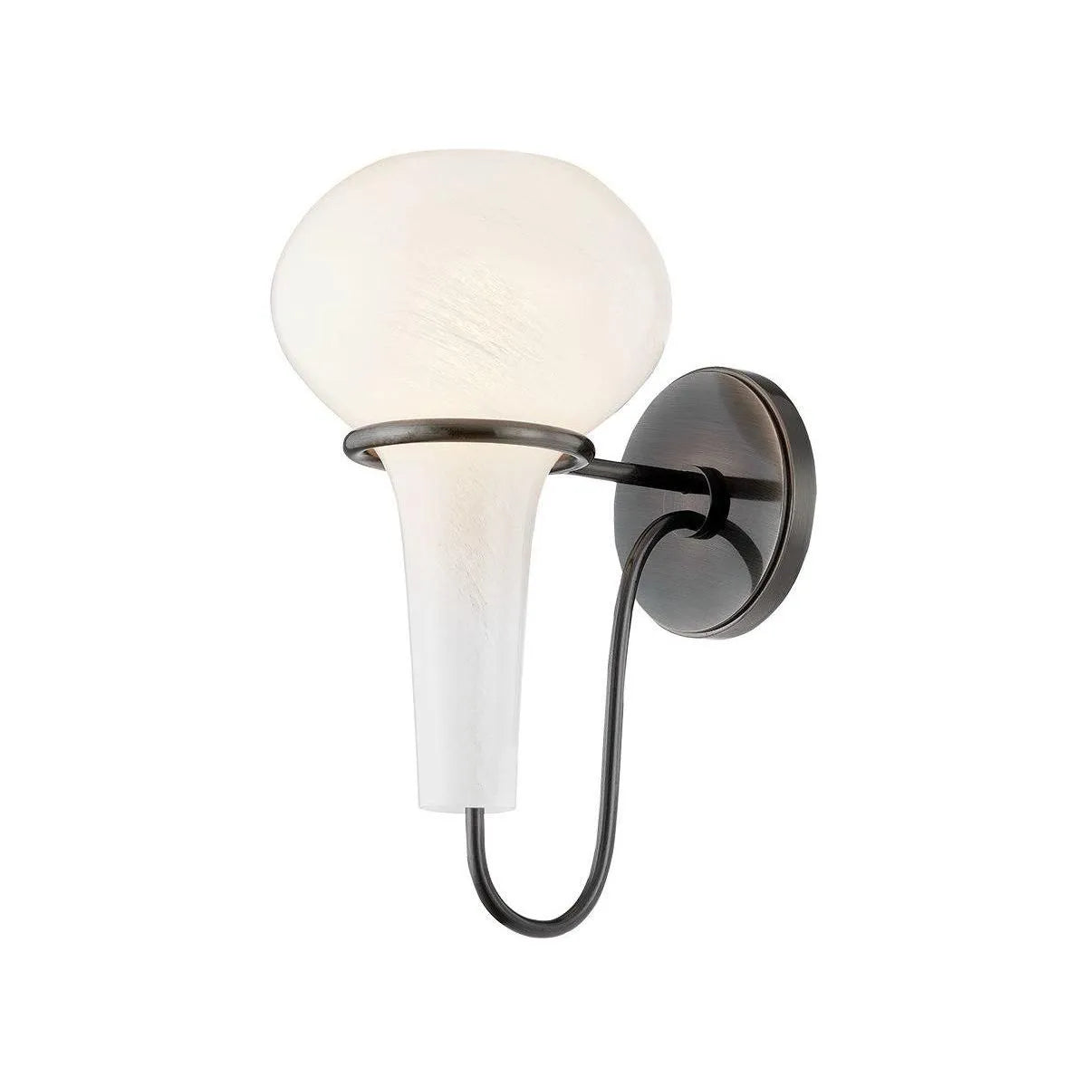 Hudson Valley - 5813-BLNK - One Light Wall Sconce - Adams corner - Black Nickel