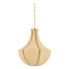Hudson Valley - 6603-AGB - Three Light Pendant - Cascade Lake - Aged Brass