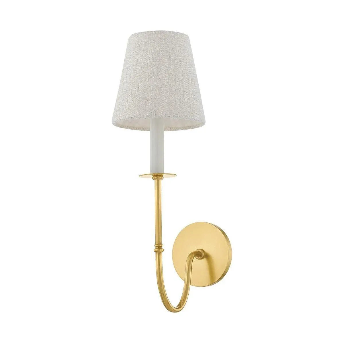 Hudson Valley - 6919-AGB - One Light Wall Sconce - Amina - Aged Brass