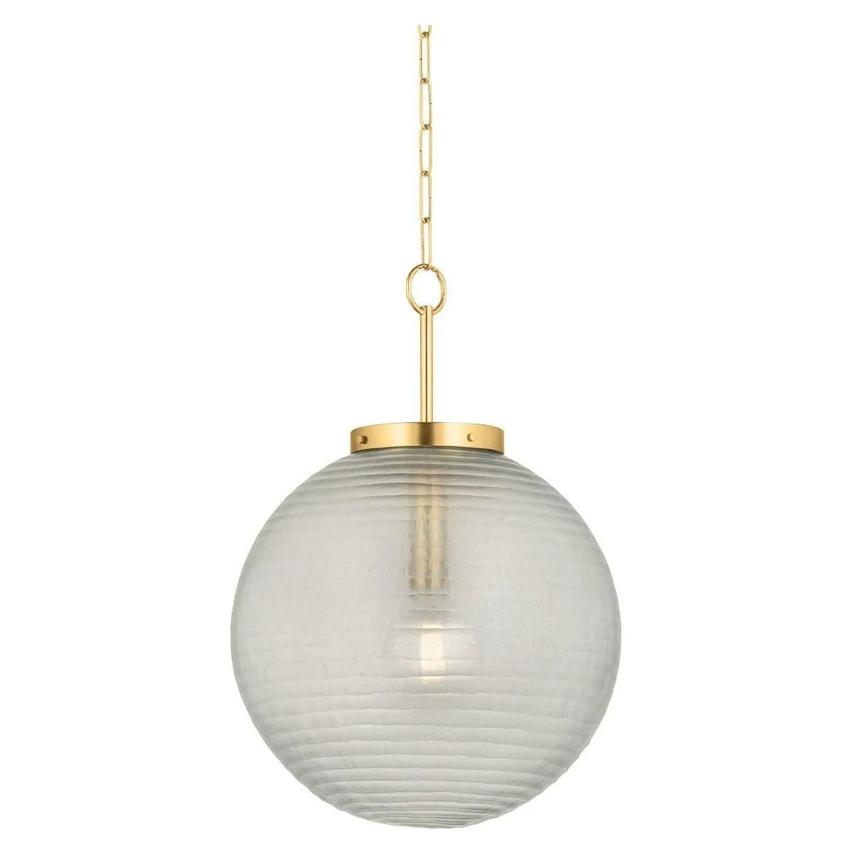 Hudson Valley - 9920-AGB - One Light Pendant - Falls Mills - Aged Brass