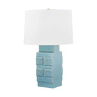 Hudson Valley - L3229-AGB/CMT - One Light Table Lamp - Sarai - Aged Brass/Ceramic Moonstone Granite
