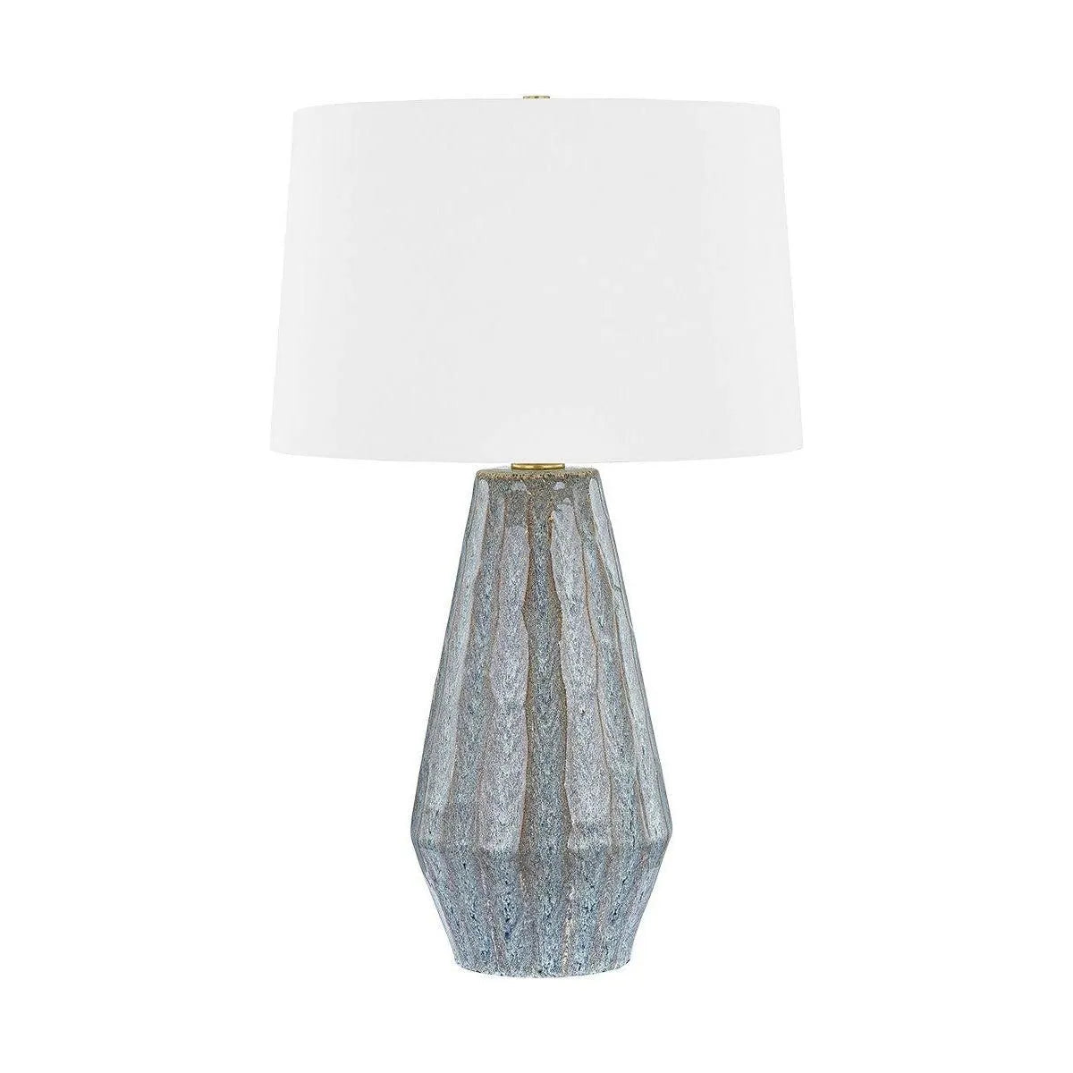 Hudson Valley - L8731-AGB/CST - One Light Table Lamp - Alloway - Aged Brass/Ceramic Swept Coast