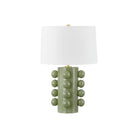 Hudson Valley - L9126-AGB/CMC - One Light Table Lamp - Roselle - Aged Brass/Ceramic Moss Crackle