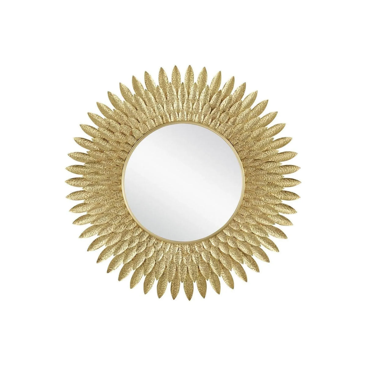 Currey and Company - 1000-0160 - Mirror - Plume - Brass
