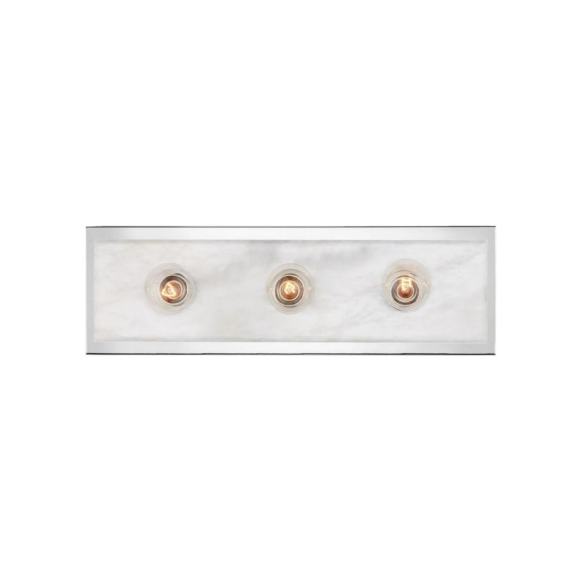 Currey and Company - 5800-0054 - Three Light Bath Wall Sconce - Berdine - Natural / Polished Nickel
