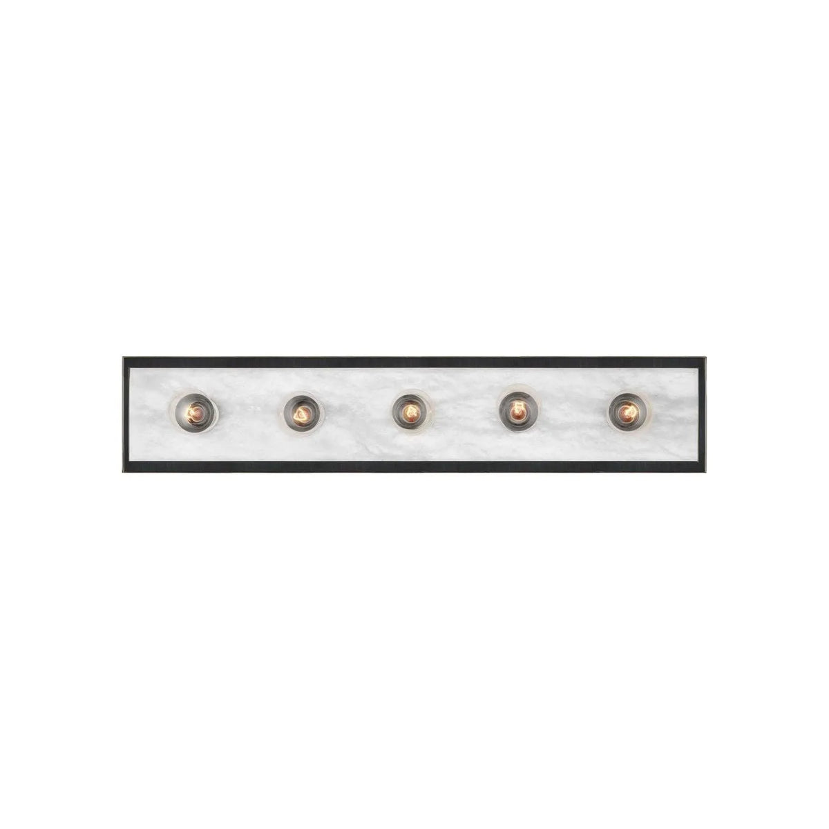 Currey and Company - 5800-0056 - Five Light Wall Sconce - Berdine - Natural / Oil Rubbed Bronze