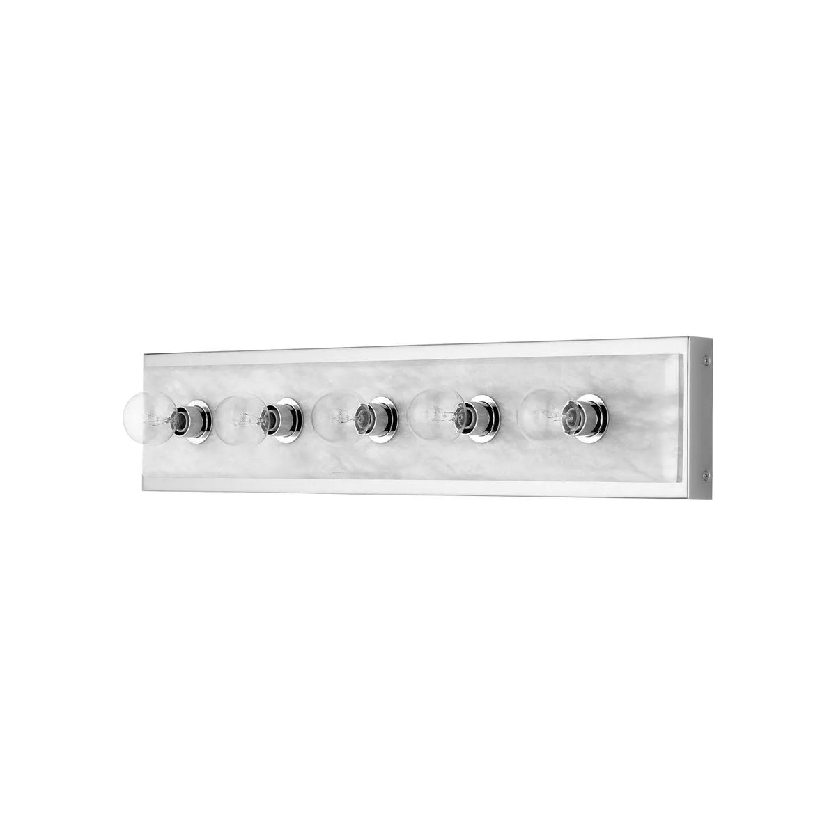 Currey and Company - 5800-0057 - Five Light Wall Sconce - Berdine - Natural / Polished Nickel