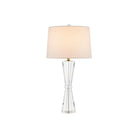 Currey and Company - 6000-0972 - One Light Table Lamp - Duveen - Clear / Polished Brass