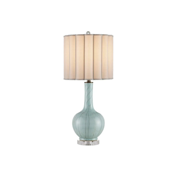 Celadon Crackle Table Lamp
