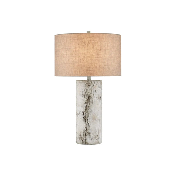 Faux Birch Table Lamp