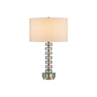 Currey and Company - 6000-0985 - One Light Table Lamp - Mystras - Clear / Antique Brass