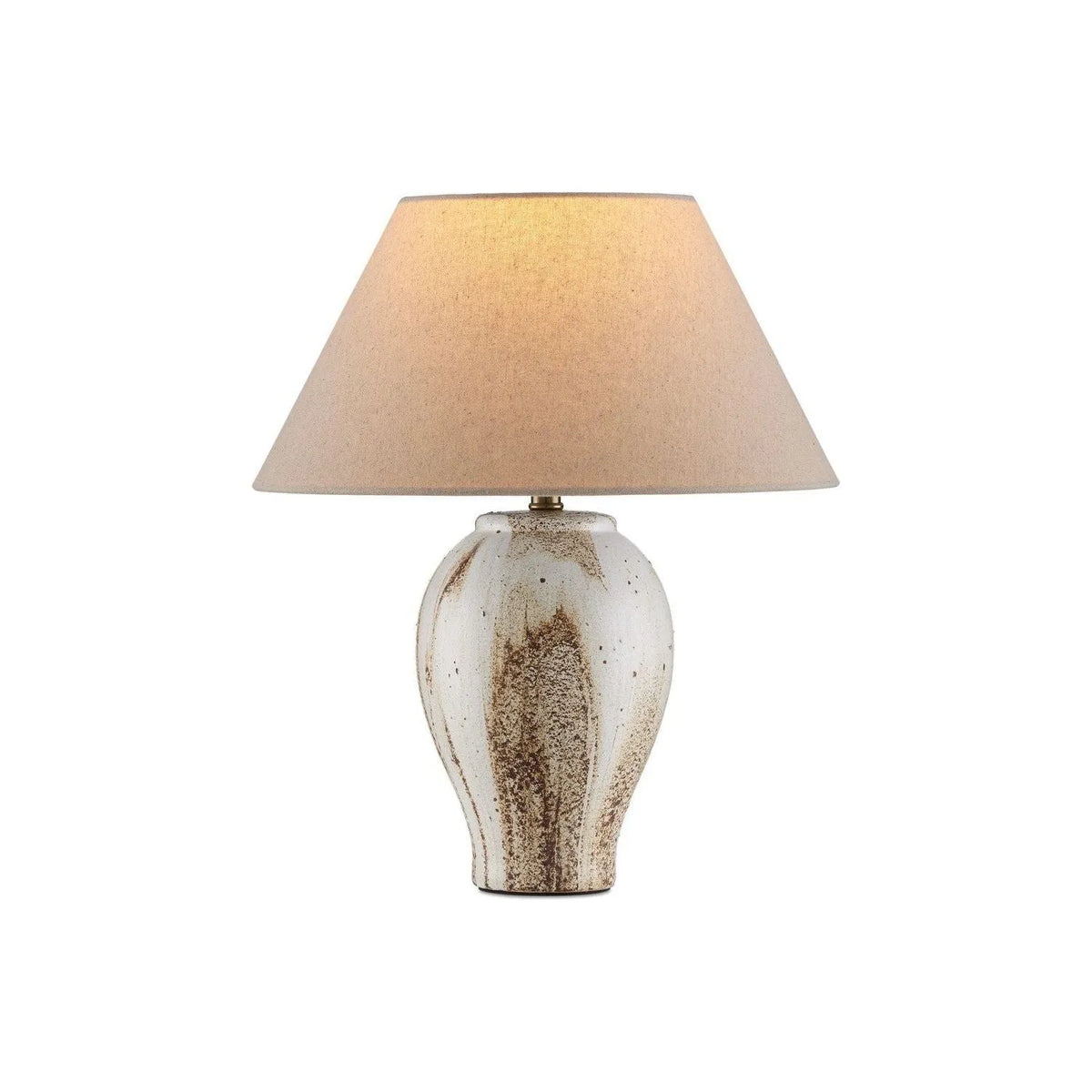 Currey and Company - 6000-1004 - One Light Table Lamp - Latte - Beige / Off-White
