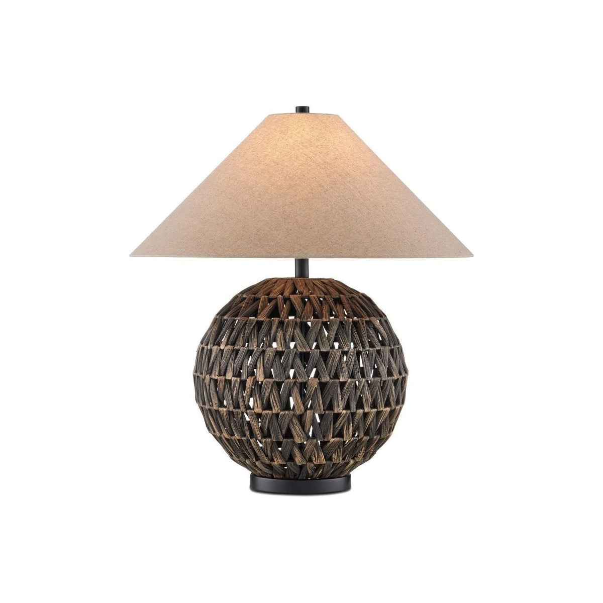 Currey and Company - 6000-1005 - One Light Table Lamp - Casimer - Black