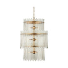 Currey and Company - 9000-1235 - Nine Light Chandelier - Electra - Clear / Antique Brass