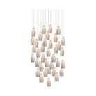 Currey and Company - 9000-1276 - 36 Light Pendant - Posh - White / Silver
