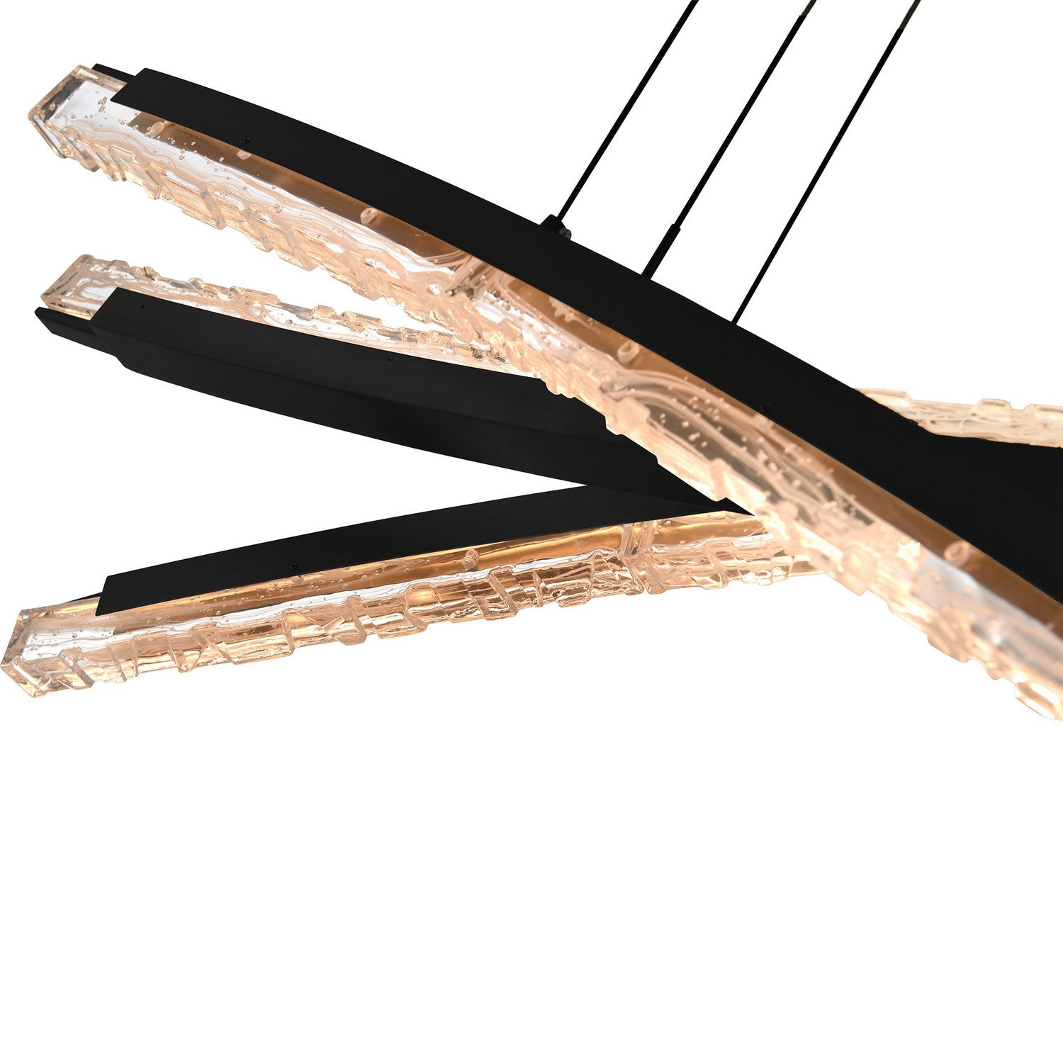 CWI Lighting Canada - 1710P50-3-101 - LED Chandelier - Saber - Black