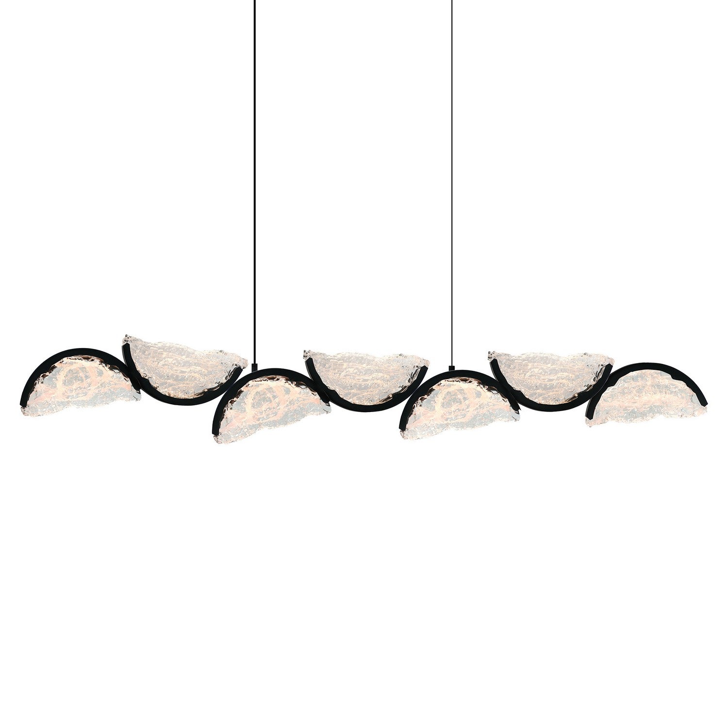 CWI Lighting Canada - 1715P54-7-101 - LED Chandelier - Moon - Black