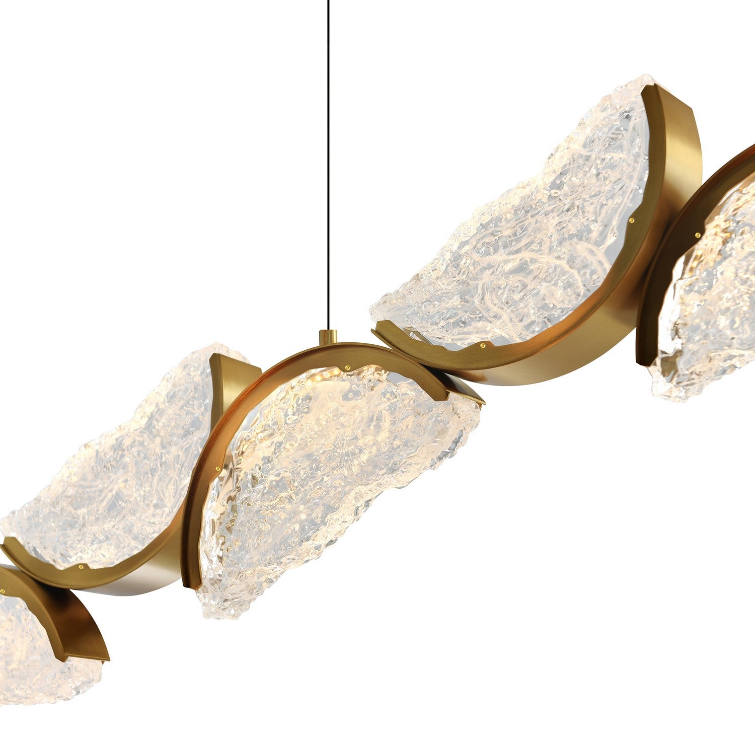 CWI Lighting Canada - 1715P54-7-624 - LED Chandelier - Moon - Brass
