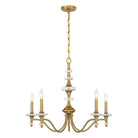 Savoy House - 1-1361-5-322 - Five Light Chandelier - Champlain - Warm Brass