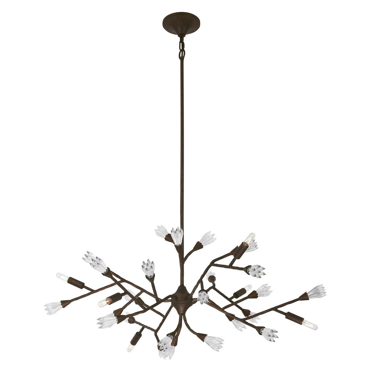 Savoy House - 1-2168-6-105 - Six Light Chandelier - Malinda - Bark