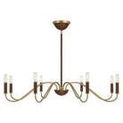 Savoy House - 1-2748-8-322 - Eight Light Chandelier - Abeline - Warm Brass