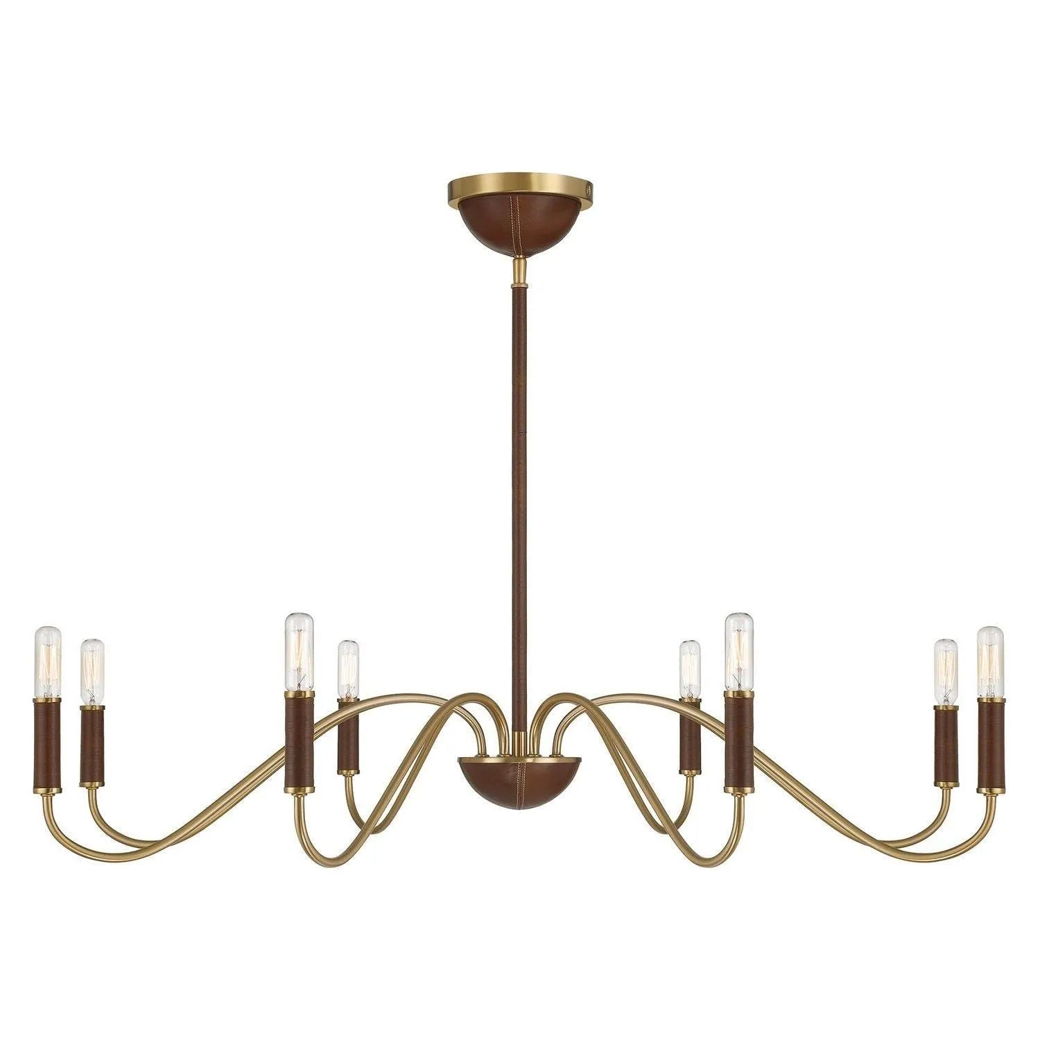 Savoy House - 1-2748-8-322 - Eight Light Chandelier - Abeline - Warm Brass