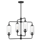 Savoy House - 1-3025-4-89 - Four Light Chandelier - Holton - Matte Black