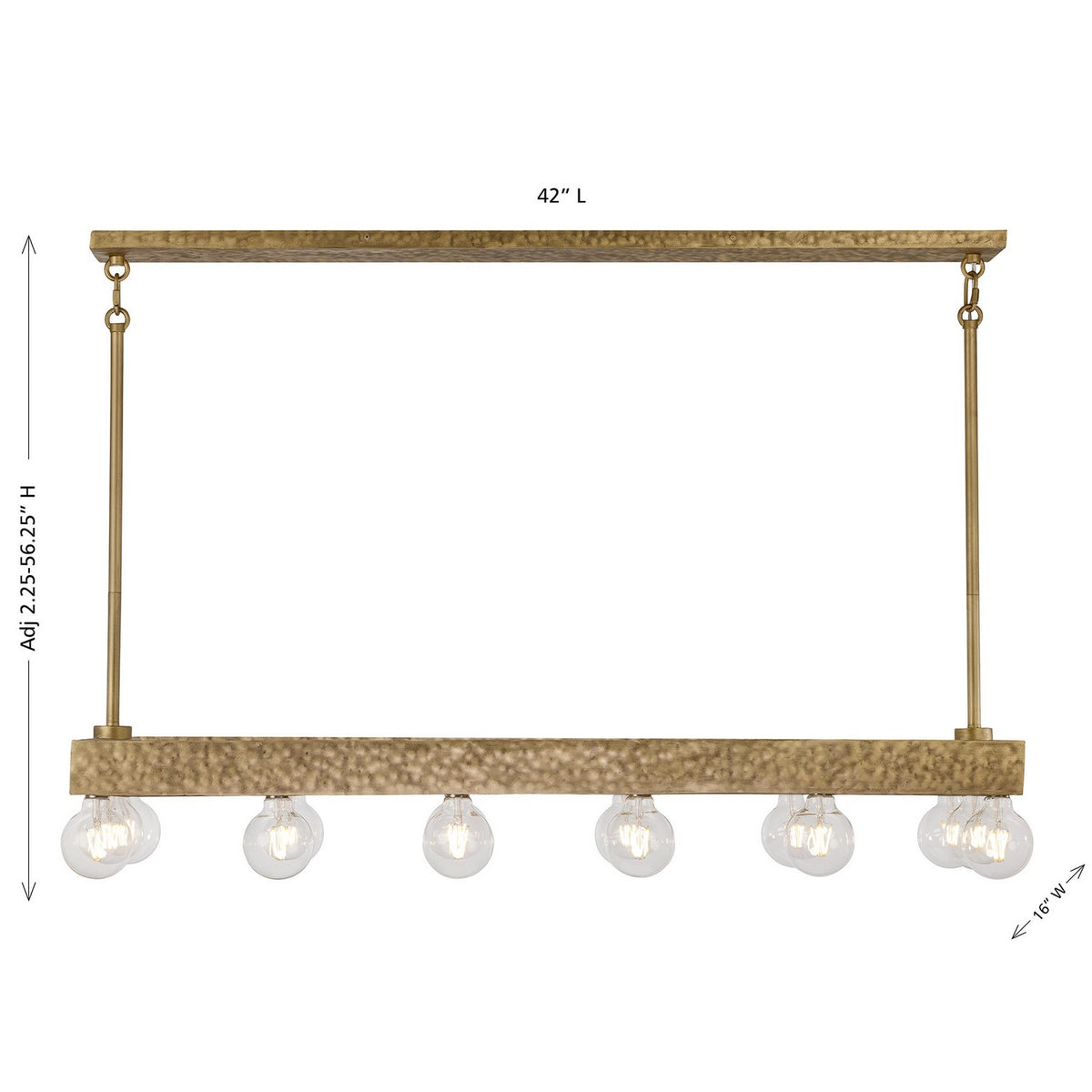 Savoy House - 1-3128-14-106 - 14 Light Linear Chandelier - Etereo - Spumante
