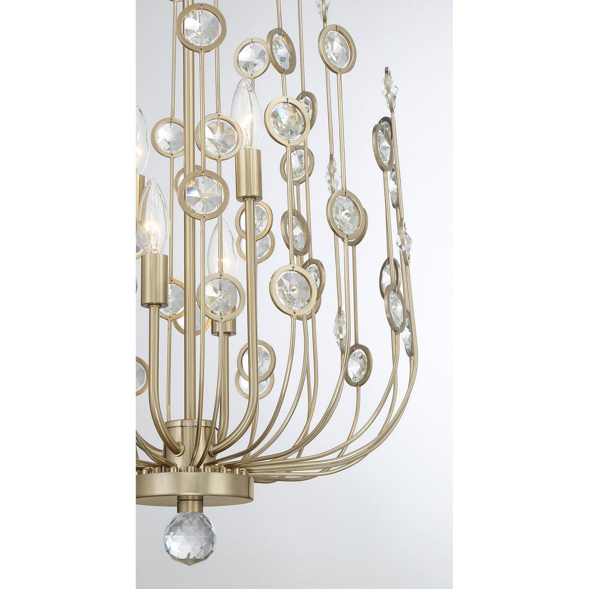 Savoy House - 1-3597-4-127 - Four Light Chandelier - Irina - Noble Brass