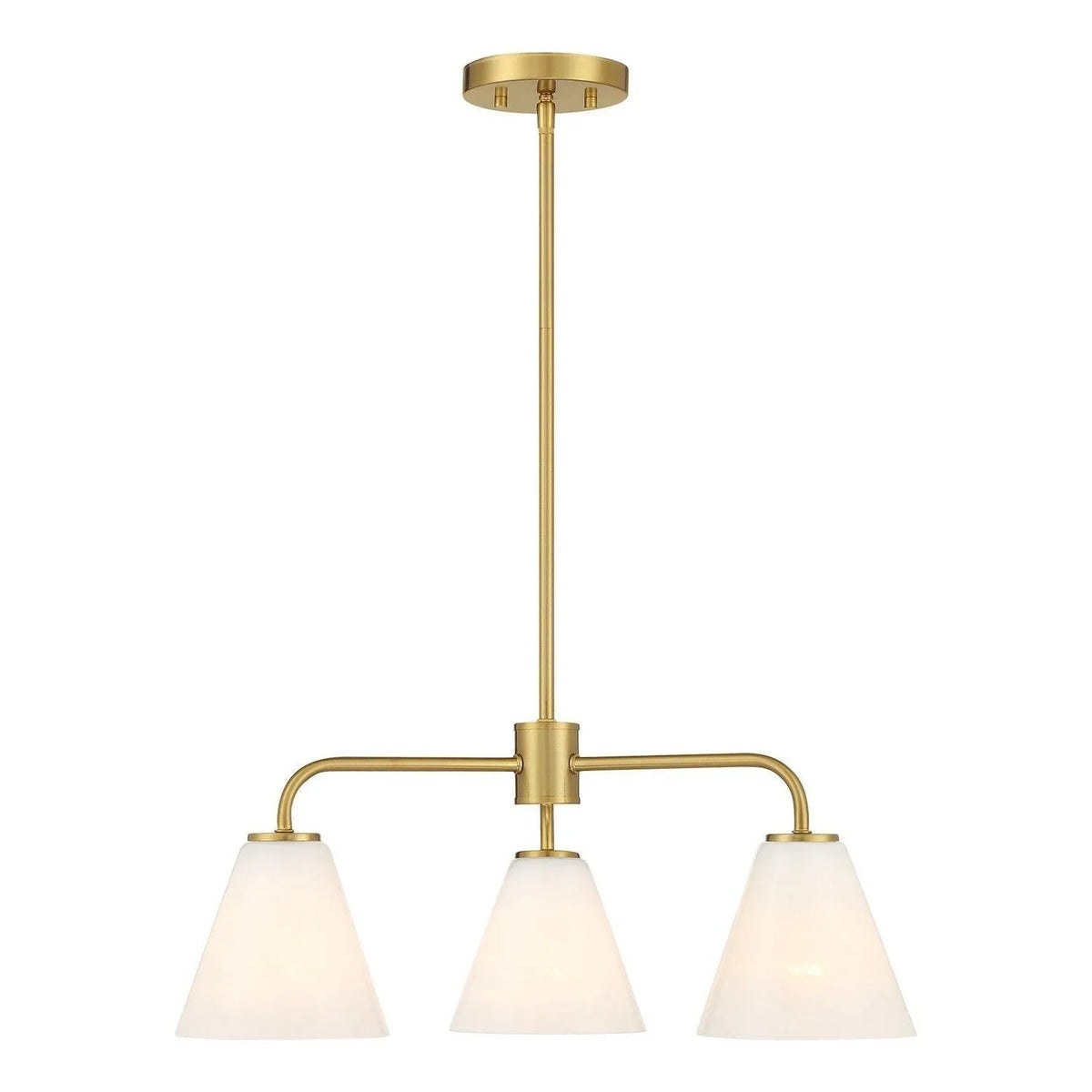 Savoy House - 1-4013-3-322 - Three Light Chandelier - Blair - Warm Brass