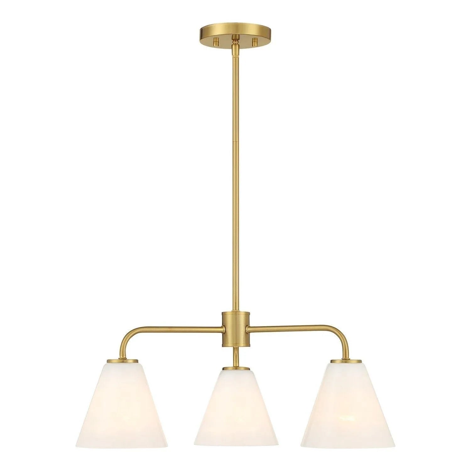 Savoy House - 1-4013-3-322 - Three Light Chandelier - Blair - Warm Brass