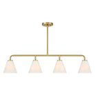 Savoy House - 1-4014-4-322 - Four Light Linear Chandelier - Blair - Warm Brass