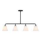 Savoy House - 1-4014-4-89 - Four Light Linear Chandelier - Blair - Matte Black