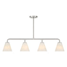 Savoy House - 1-4014-4-SN - Four Light Linear Chandelier - Blair - Satin Nickel