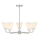 Savoy House - 1-4015-5-SN - Five Light Chandelier - Blair - Satin Nickel