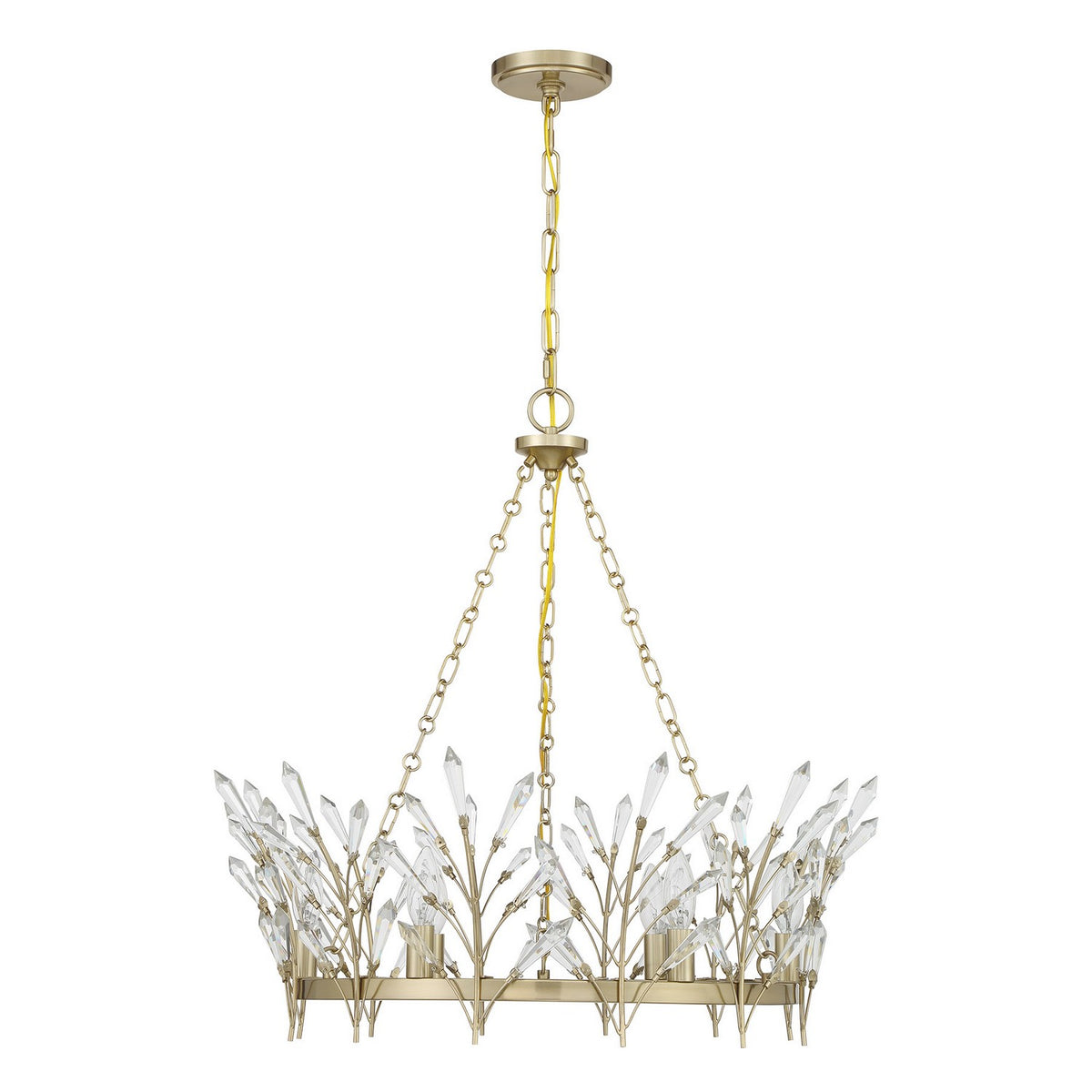 Savoy House - 1-4073-6-127 - Six Light Chandelier - Orianna - Noble Brass