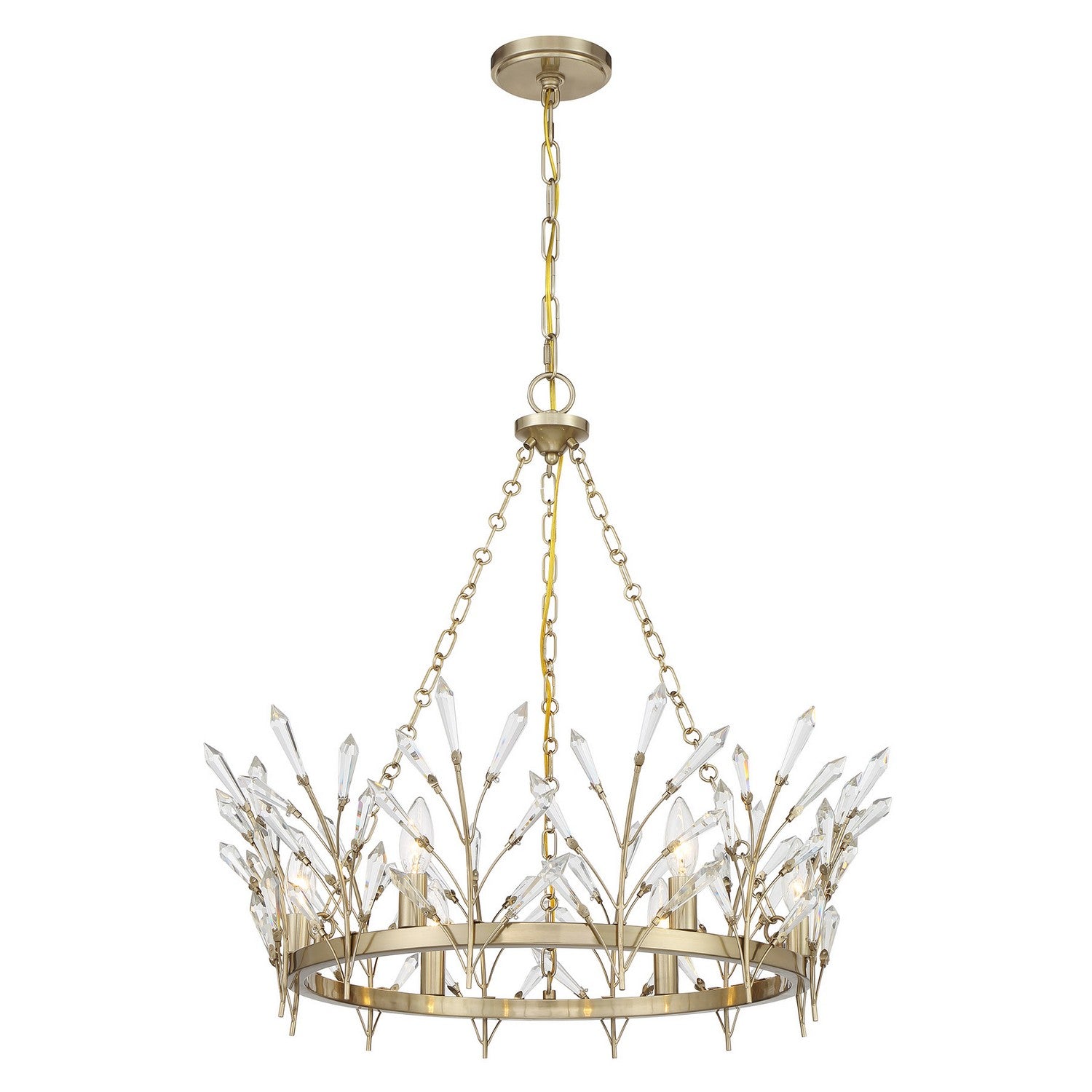 Savoy House - 1-4073-6-127 - Six Light Chandelier - Orianna - Noble Brass