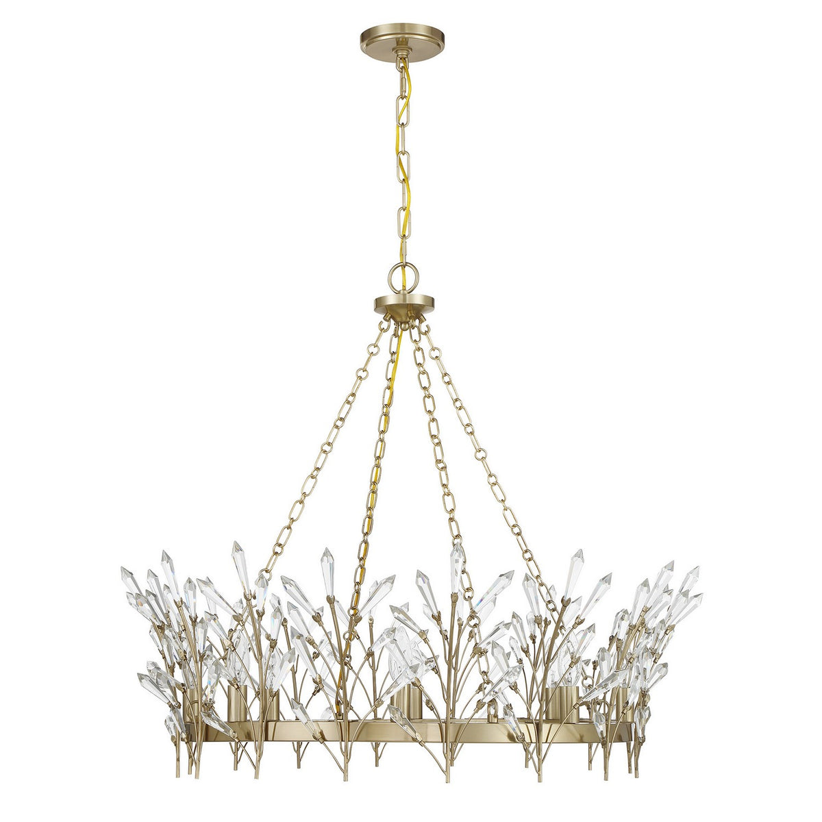 Savoy House - 1-4074-8-127 - Eight Light Chandelier - Orianna - Noble Brass